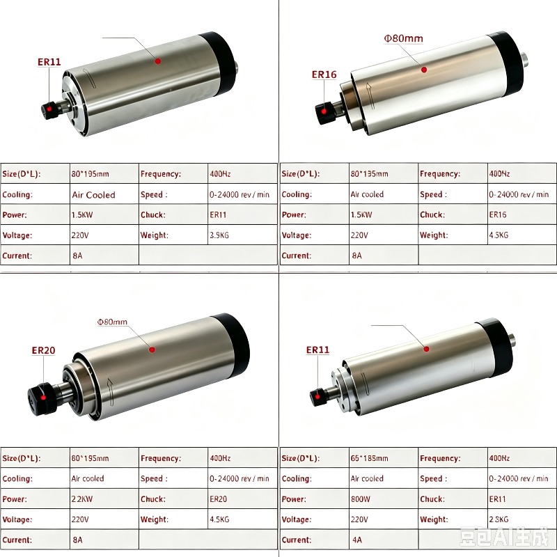 Kit Motor Spindel CNC Berpendi - Er20 Collet Chuck Spindle Motor 220V ulasan dan harga