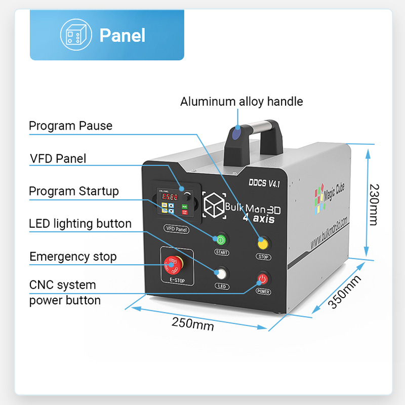 BulkMan3D DDCS V4.1 Kotak Kont - Ddcs V4.1 4 Axis Cnc Offline Controller ulasan dan harga