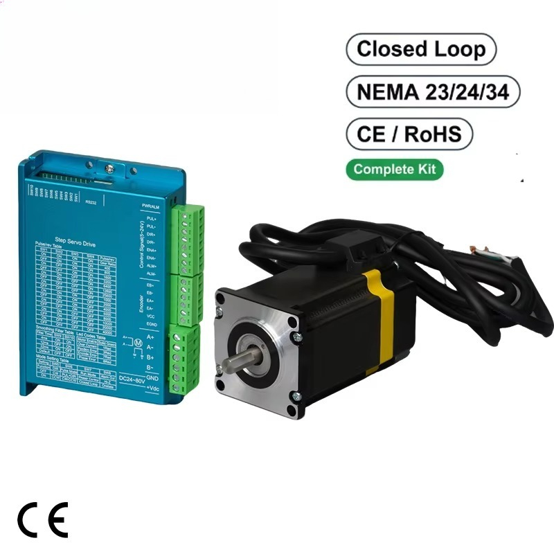 Kit Penggerak Motor Stepper Si - Nema 23 Closed Loop Stepper Motor Driver Kit ulasan dan harga