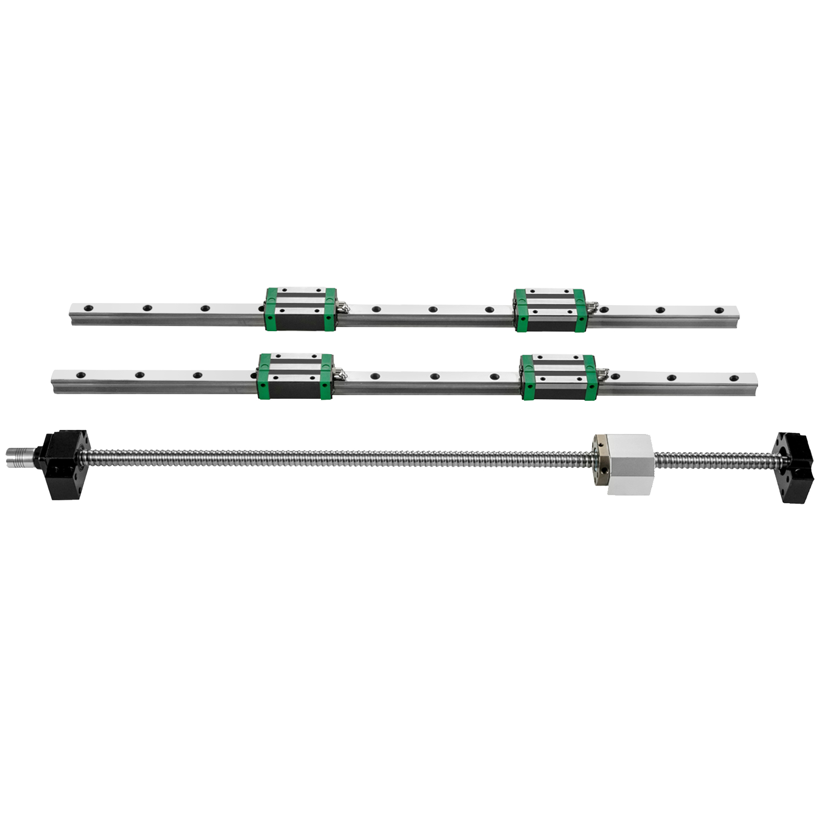 Rel Panduan Linear, 2 buah Rel - Hgr20 Linear Guide Rail Ballscrew Set ulasan dan harga